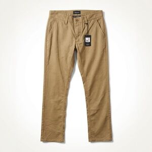 Brixton Khaki Chino Pants for Men
